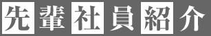 先輩社員紹介